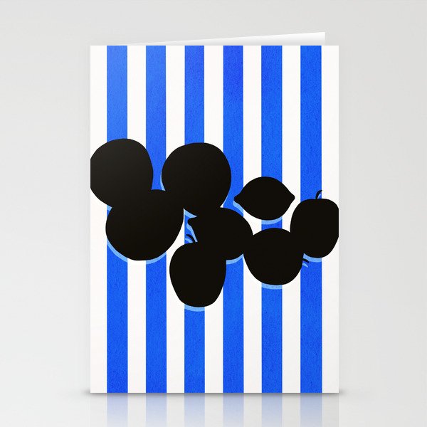 Still life - blue stripe Stationery Card Gallery Image 1