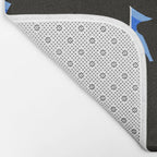 Still life - blue stripe Bath Mat Gallery Image 2