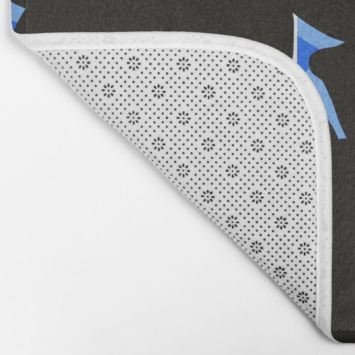 Still life - blue stripe Bath Mat Gallery Image 2