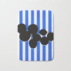 Still life - blue stripe Bath Mat Gallery Image 1