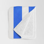 Still life - blue stripe Throw Blanket Gallery Image 3