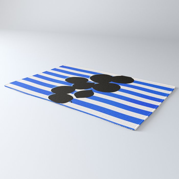 Still life - blue stripe Rug Gallery Image 3