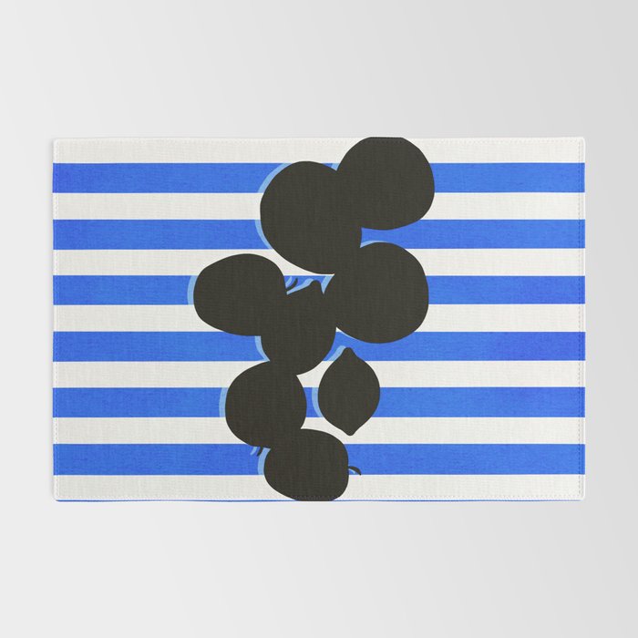 Still life - blue stripe Rug Gallery Image 2