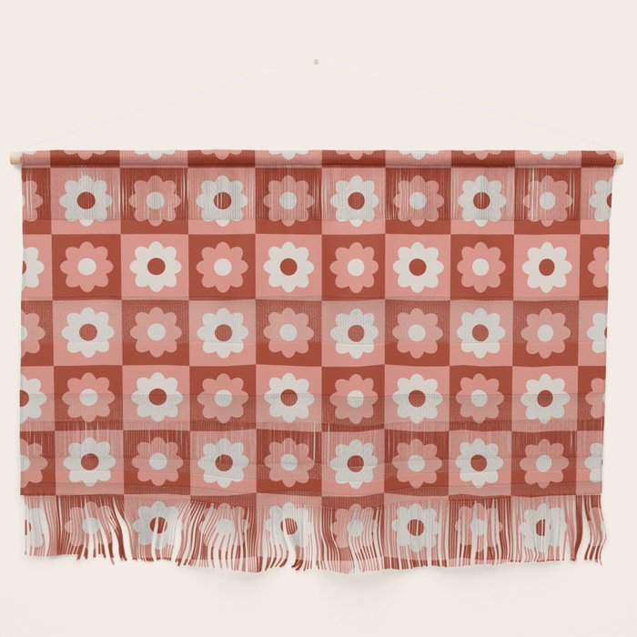 Fall Retro Flower Pattern Wall Hanging Gallery Image 1