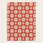 Fall Retro Flower Pattern Poster Gallery Image 4