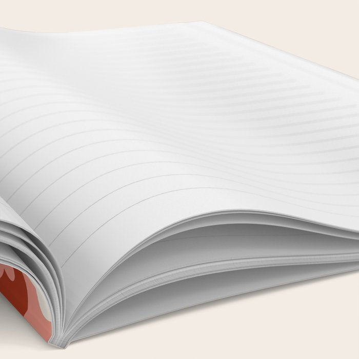 Fall Retro Flower Pattern Notebook Gallery Image 2