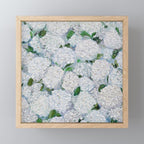Annabelle Hydrangea Garden Mini Art Print Gallery Image 1