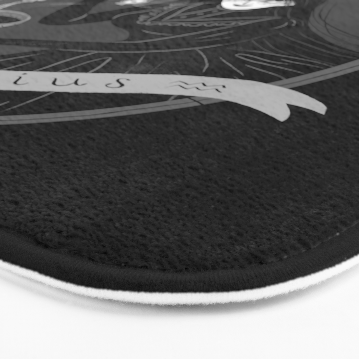 Aquarius Witchy Zodiac Bath Mat Gallery Image 3