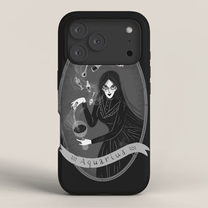 Aquarius Witchy Zodiac iPhone Case Gallery Image 3
