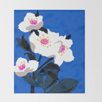 Flower Market London Throw Blanket Gallery Image 2