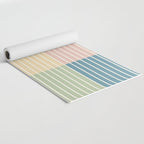 Color Block Line Abstract VII Yoga Mat Gallery Image 2