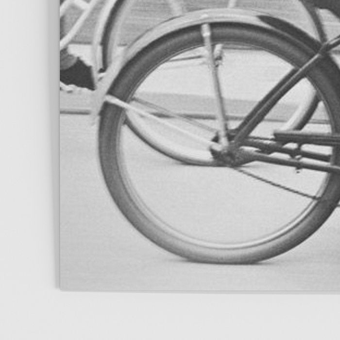 Women Riding Bicycles black and white photography / black and white photographs Poster Gallery Image 3