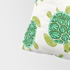 Sea Turtle - Green Palette Pillow Sham Gallery Image 4