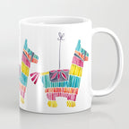 Mexican Donkey PinÌata - CMYK Palette Coffee Mug Gallery Image 1