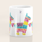 Mexican Donkey PinÌata - CMYK Palette Coffee Mug Gallery Image 4
