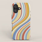 Wavy Stripes VIII - 70s Summer iPhone Case Gallery Image 1
