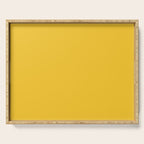 Canary Yellow - Solid Color Collection Serving Tray Gallery Image 1