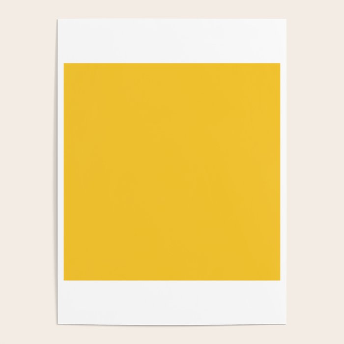 Canary Yellow - Solid Color Collection Poster Gallery Image 4