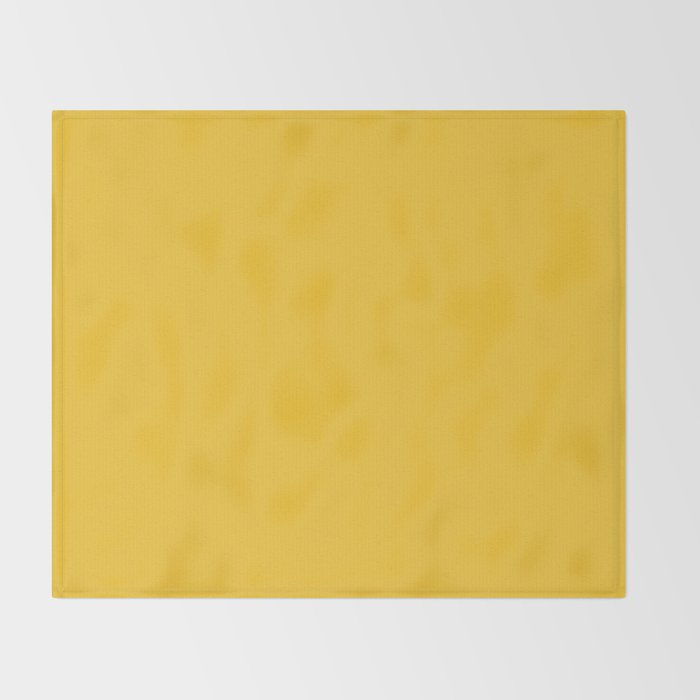 Canary Yellow - Solid Color Collection Throw Blanket Gallery Image 2