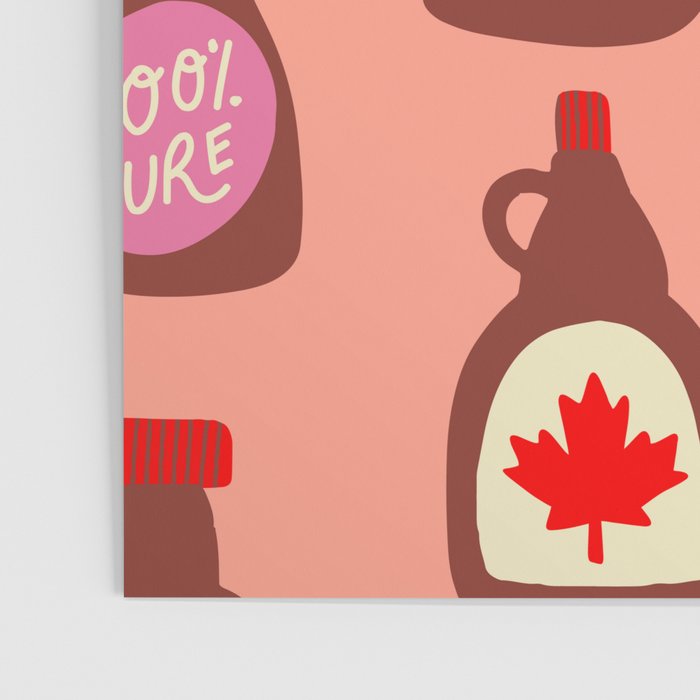 Maple Syrup Pattern Poster Gallery Image 3