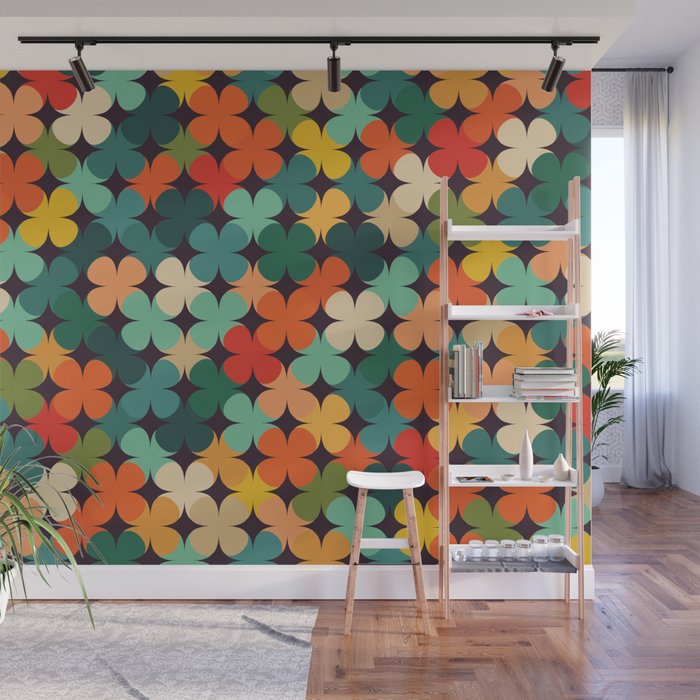 Lucky Clover Wall Mural Gallery Image 1