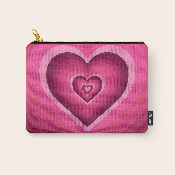 70's Heart Carry All Pouch Gallery Image 1
