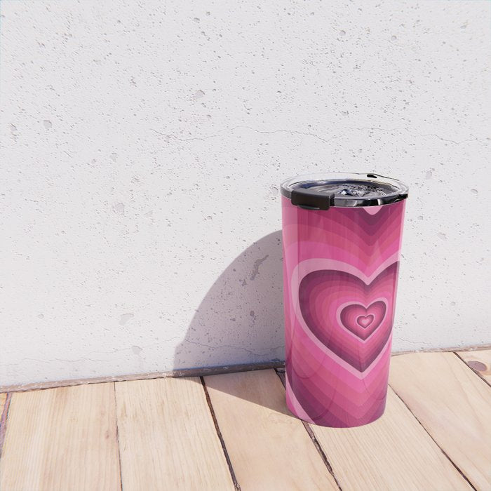 70's Heart Travel Mug Gallery Image 4