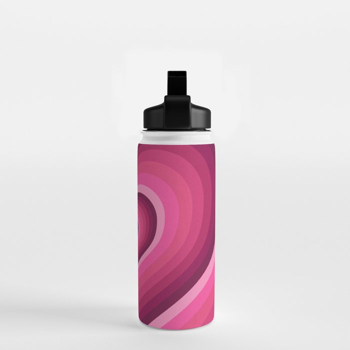 70's Heart Water Bottle Gallery Image 2