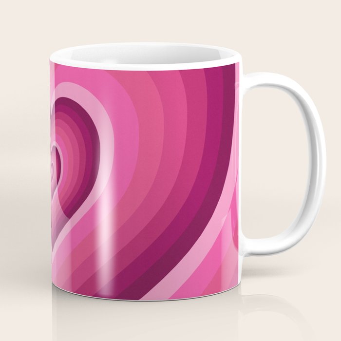 70's Heart Coffee Mug Gallery Image 1