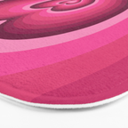 70's Heart Bath Mat Gallery Image 3