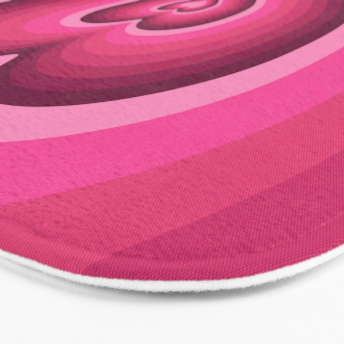 70's Heart Bath Mat Gallery Image 3