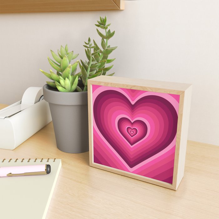 70's Heart Mini Art Print Gallery Image 2