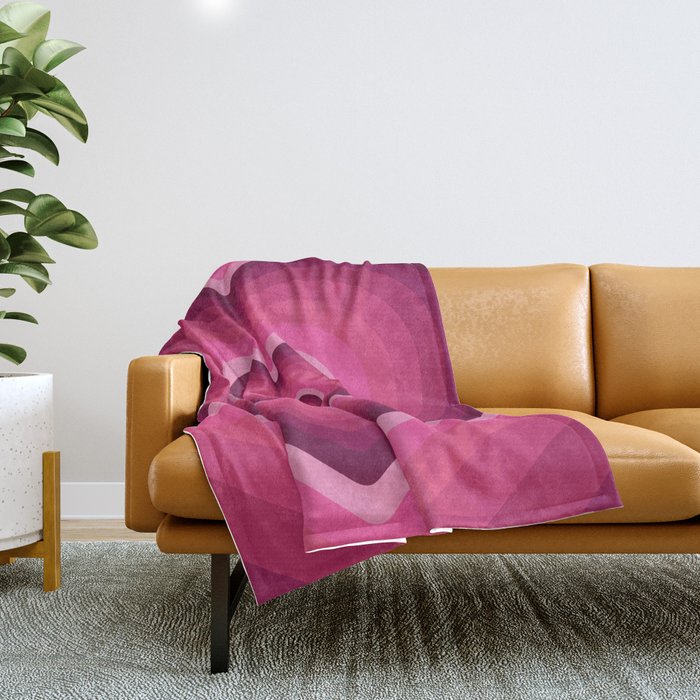 70's Heart Throw Blanket Gallery Image 1