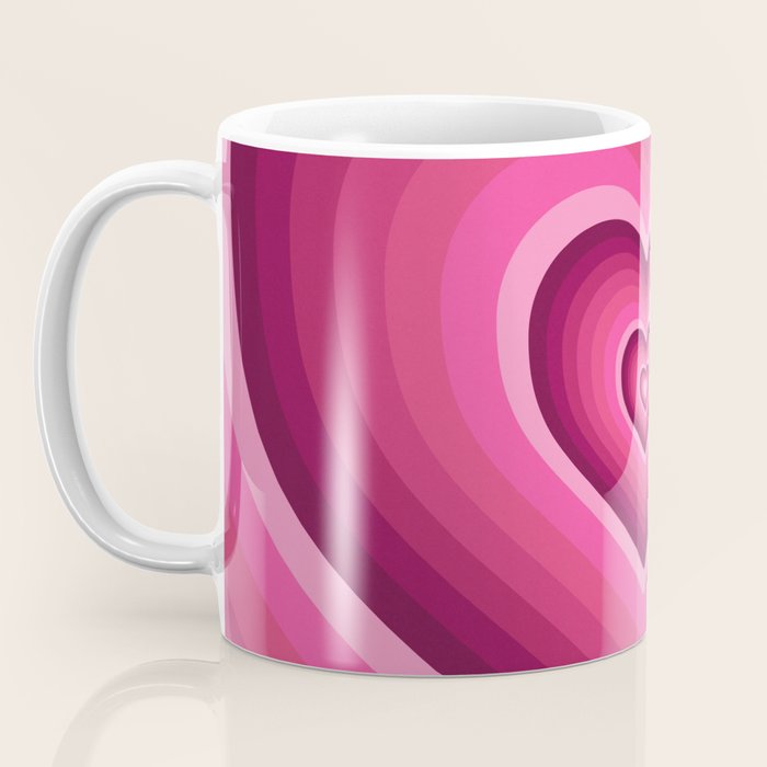 70's Heart Coffee Mug Gallery Image 3