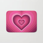 70's Heart Bath Mat Gallery Image 1