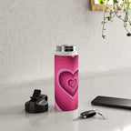 70's Heart Water Bottle Gallery Image 4