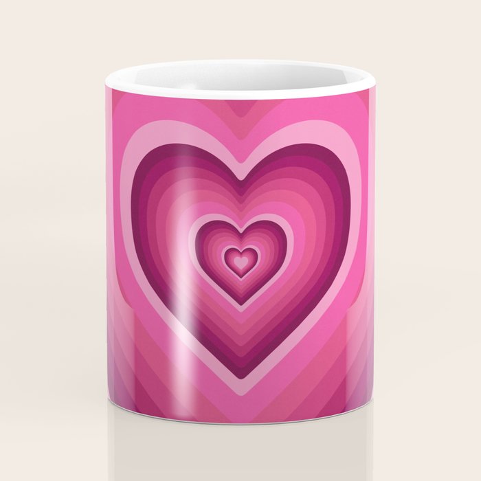 70's Heart Coffee Mug Gallery Image 4