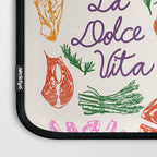 La Dolce Vita Italian Food Doodles Illustration Laptop Sleeve Gallery Image 3
