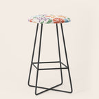 La Dolce Vita Italian Food Doodles Illustration Stool Gallery Image 1