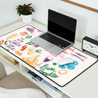 La Dolce Vita Italian Food Doodles Illustration Desk Mat Gallery Image 2