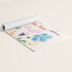 La Dolce Vita Italian Food Doodles Illustration Yoga Mat Gallery Image 2