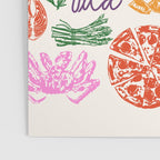 La Dolce Vita Italian Food Doodles Illustration Poster Gallery Image 3
