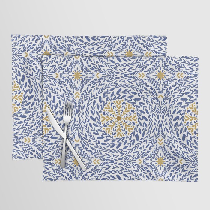 Intricate modern nature tile B Placemat Gallery Image 1
