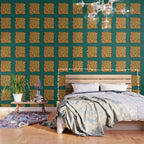 Pine Green & Tangerine: Matisse Paper Cutouts 01 Wallpaper Gallery Image 3