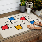 Bauhaus Blocks Outdoor Rug Gallery Image 2