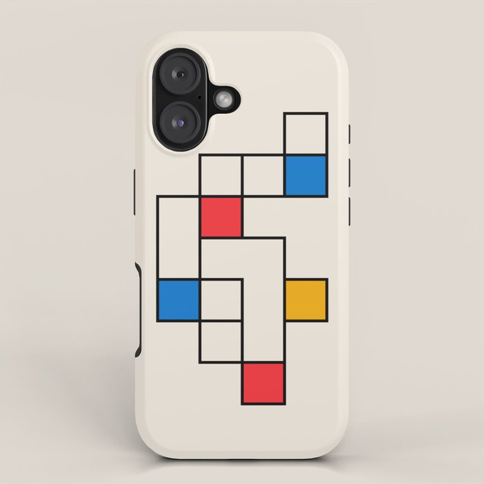 Bauhaus Blocks iPhone Case Gallery Image 1