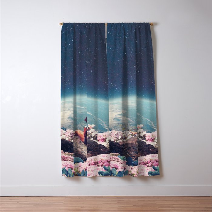 My World Blossomed when I Loved You Window Curtain Gallery Image 3