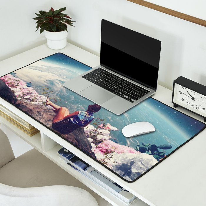 My World Blossomed when I Loved You Desk Mat Gallery Image 2
