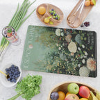 Floral Painting Fall Decor Japanese Wall Art Autumn Botanical Japandi Poster sage green Wall Art Cutting Board Gallery Image 2