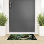 Floral Painting Fall Decor Japanese Wall Art Autumn Botanical Japandi Poster sage green Wall Art Welcome Mat Gallery Image 3